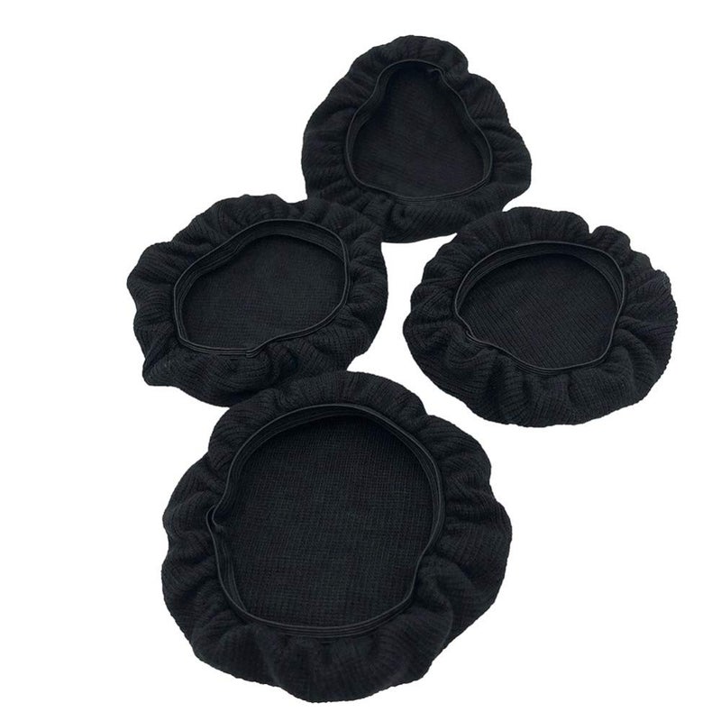 Tvoip 2pairs/4pcs Universal Stretchable Headphone Cover Washable Ear Cup Covers Fabric Headset Ear Pad Cover On-Ear Headphones Earpads (2.36"-3.15"(6-8.5cm)) - Image 1